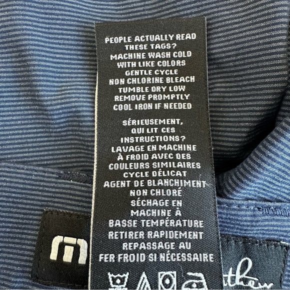 Travis Mathew Carlsbad Golf Shorts Vintage Indigo Blue 42 Performance Stretch - Picture 10 of 11